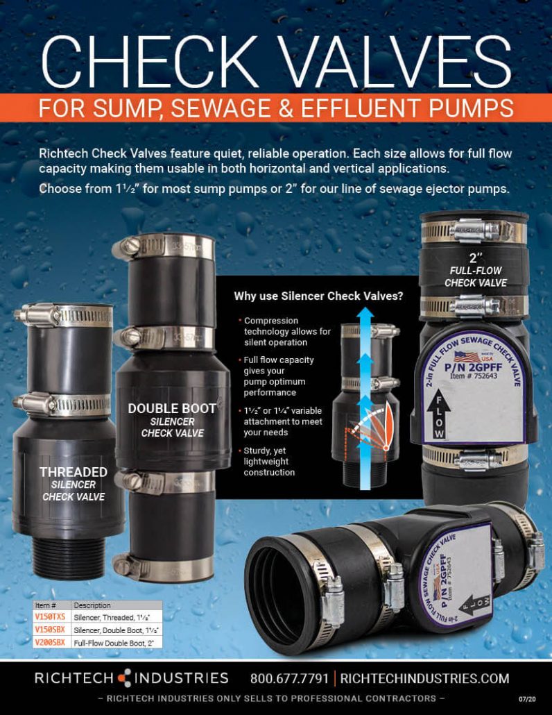 Silencer Check Valve Richtech Industries
