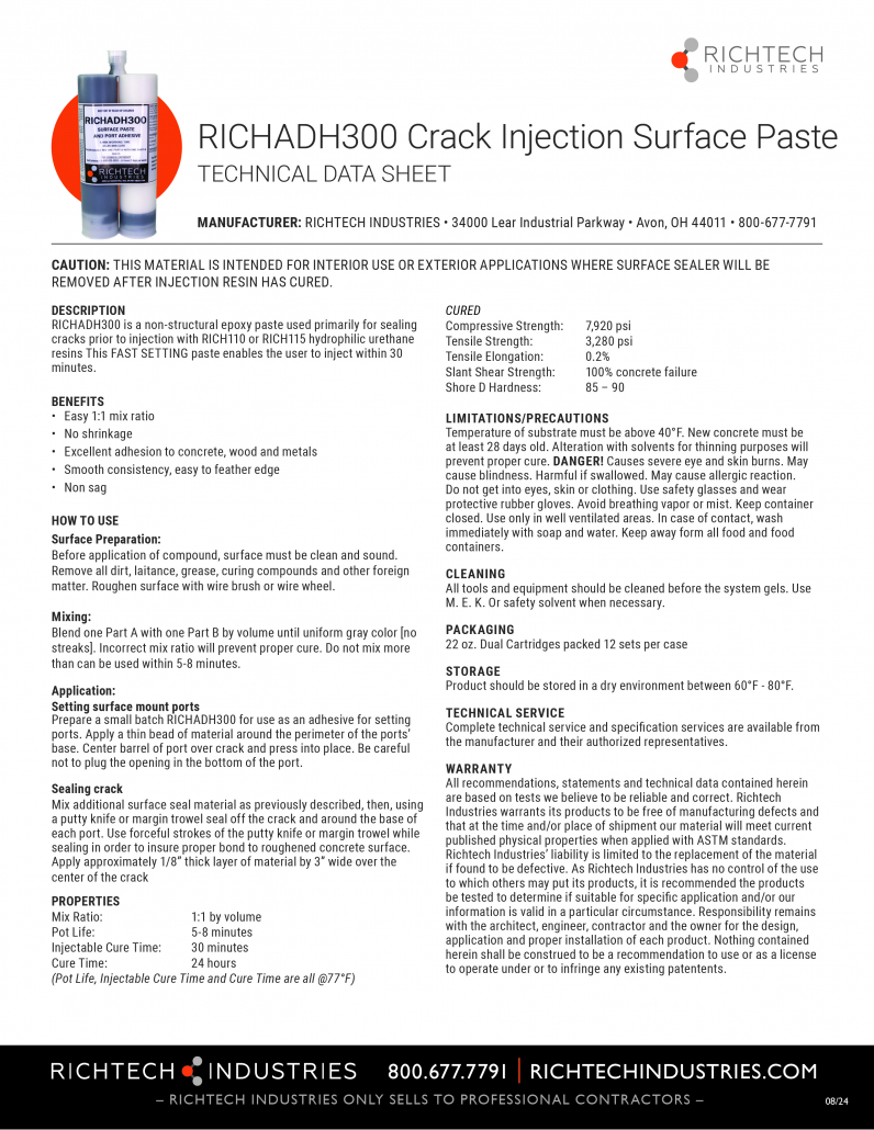 View of Crack Injection - Richtech Industries