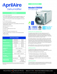 AprilAireCrawlSpaceDehus_E100W_Flyer_Image
