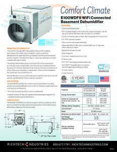 ComfortClimate_E100WF8_Flyer_Image